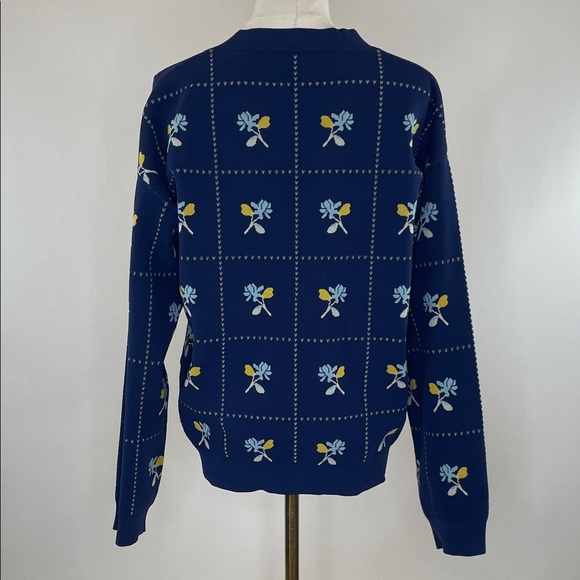 Jason Wu Oversized Pointelle Cardigan, XS - Picture 6 of 10